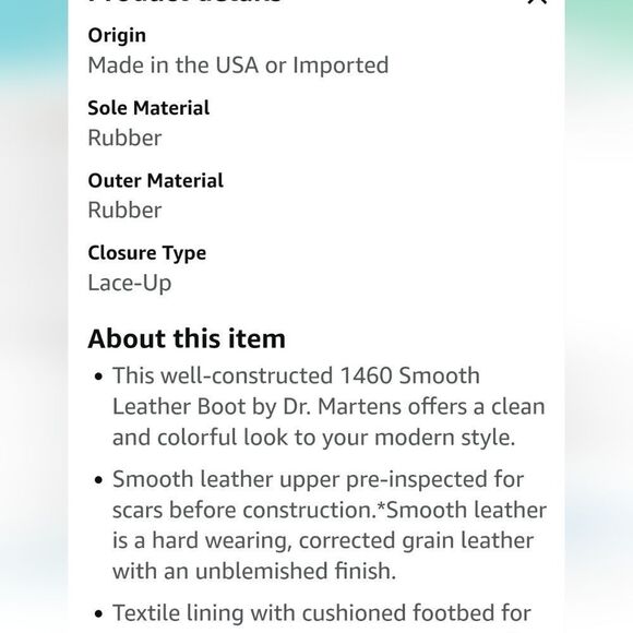 Dr. Martens 1460 Smooth Leather Boot- Clash Pink Smooth - Picture 7 of 11